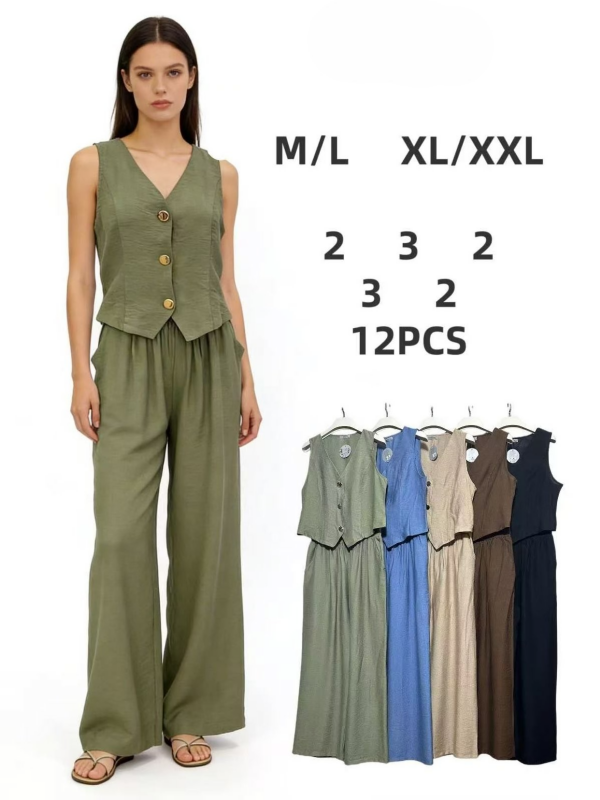 Komplet damskie Roz M/L-XL-2XL, Mix Kolor Paczka 12 szt 1